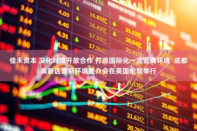 佳禾资本 深化对欧开放合作 打造国际化一流营商环境  成都高新区营商环境推介会在英国伦敦举行