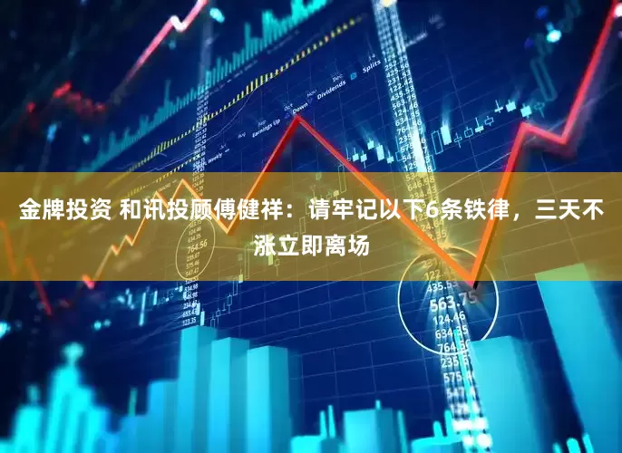 金牌投资 和讯投顾傅健祥：请牢记以下6条铁律，三天不涨立即离场