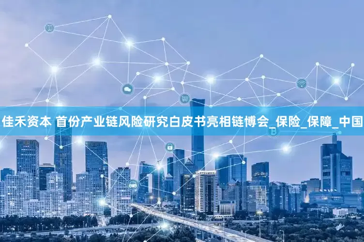 佳禾资本 首份产业链风险研究白皮书亮相链博会_保险_保障_中国