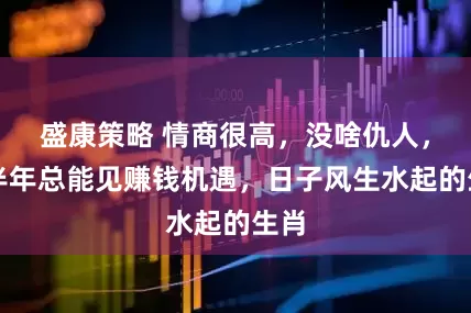 盛康策略 情商很高，没啥仇人，下半年总能见赚钱机遇，日子风生水起的生肖